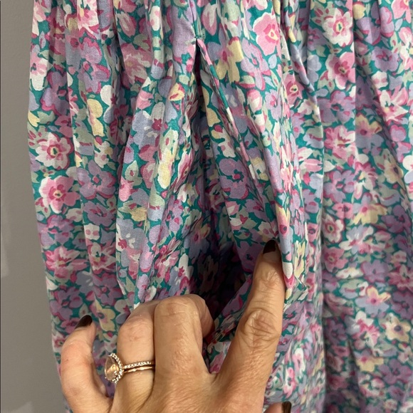 Vintage Laura Ashley Baby Doll Midi Dress - Picture 5 of 8